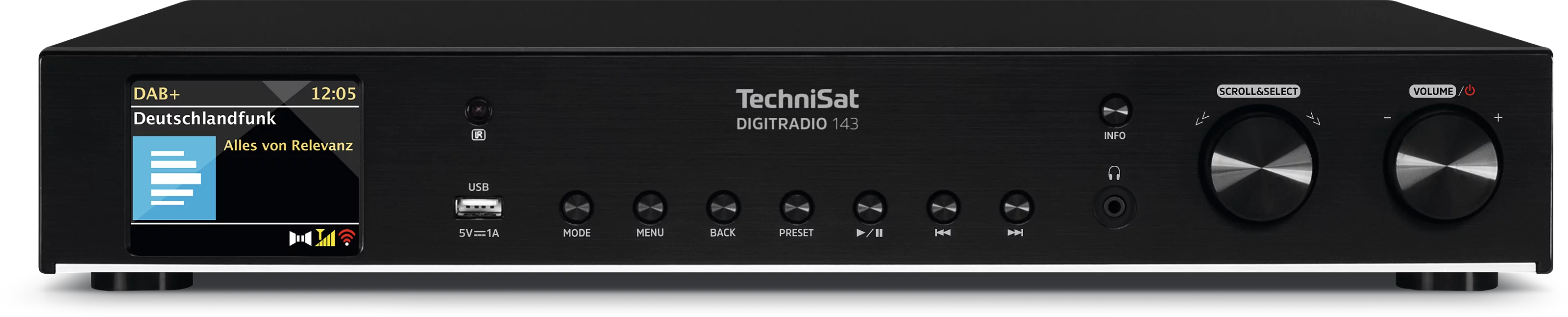 DIGITRADIO 143 (C-Ware) Frontal, Front