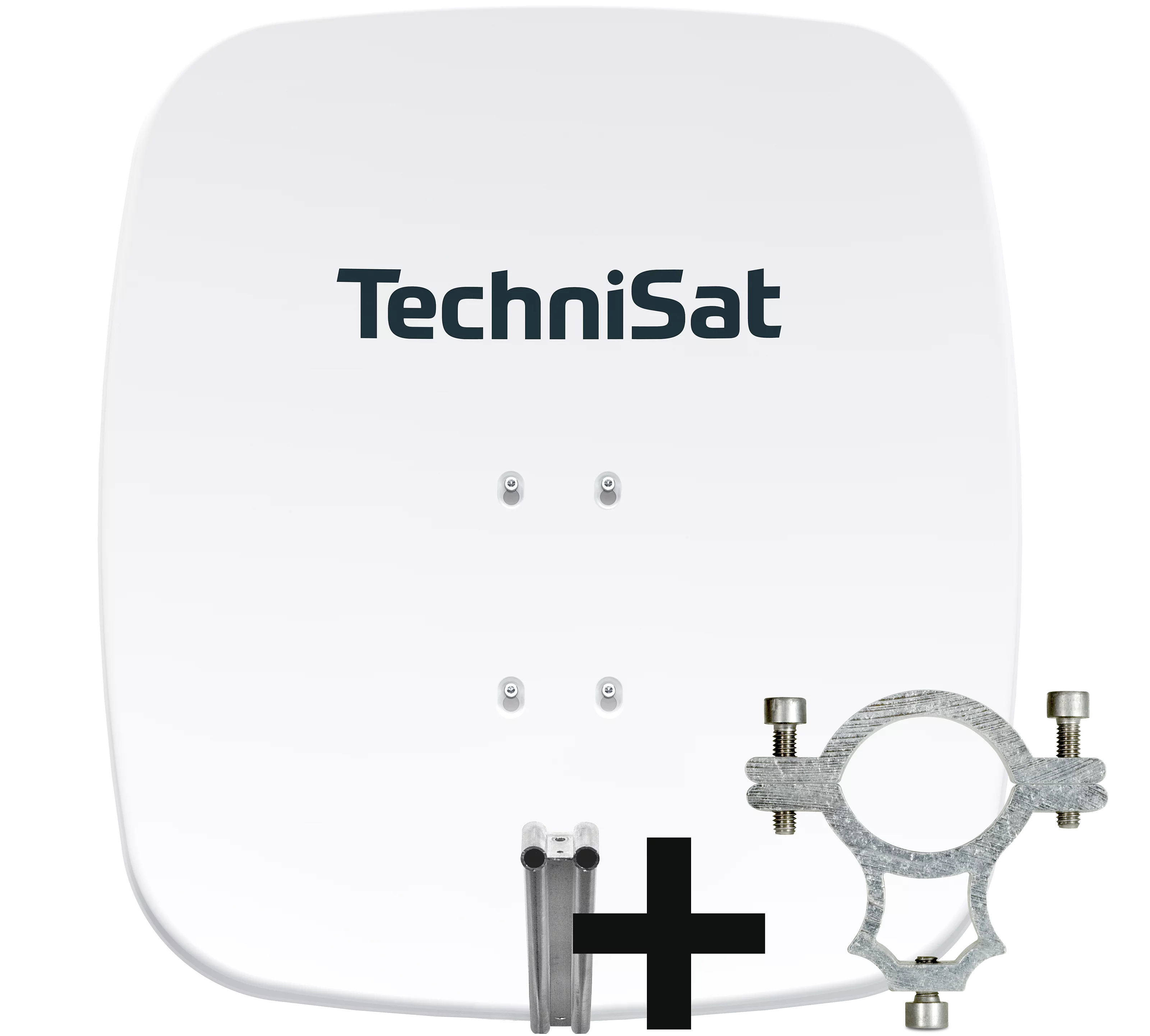 SATMAN 65 PLUS, mit 40 mm Halteschelle Frontal, Front SATMAN 65 PLUS, mit 40 mm Halteschelle Frontal, Front