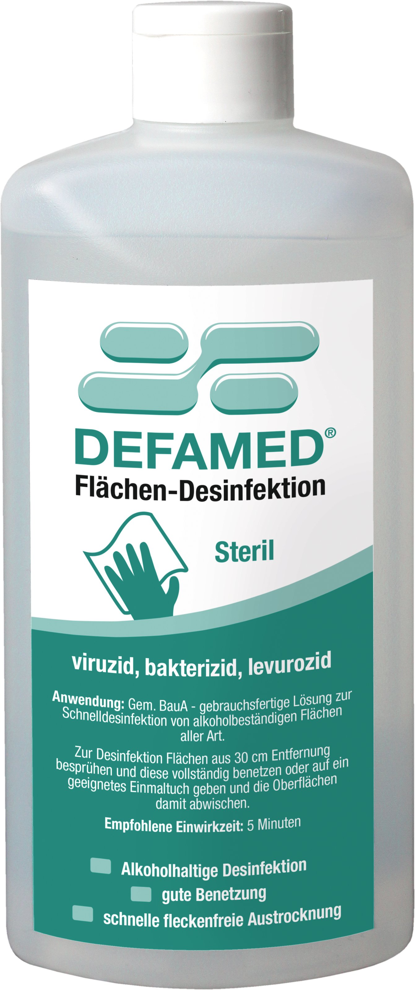 Steril Flächen-Desinfektionsmittel 1000ml Frontal, Front