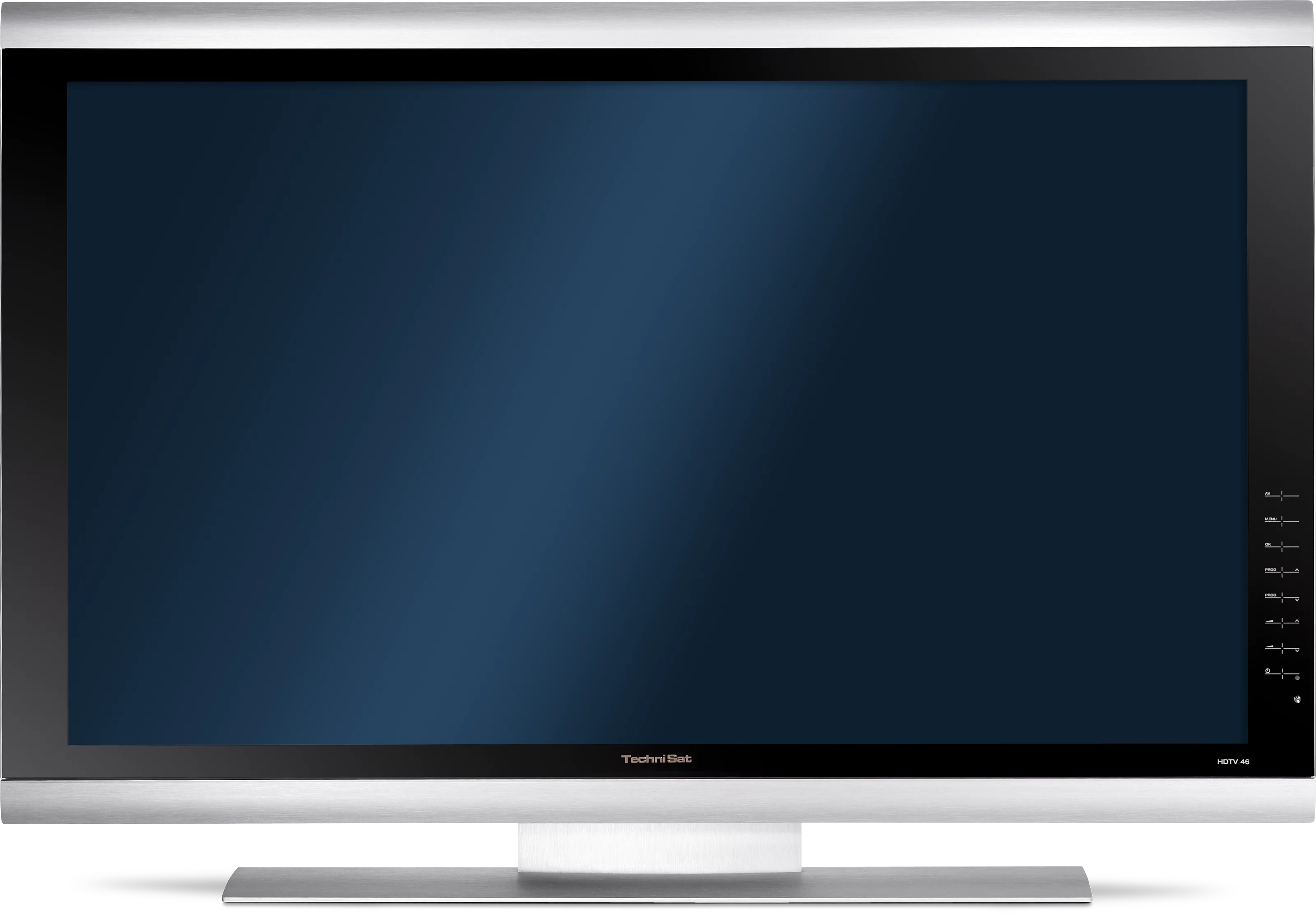 HDTV 46, argento anodizzato, Full HD, 500 GB, pannello di contrasto Frontal, Front