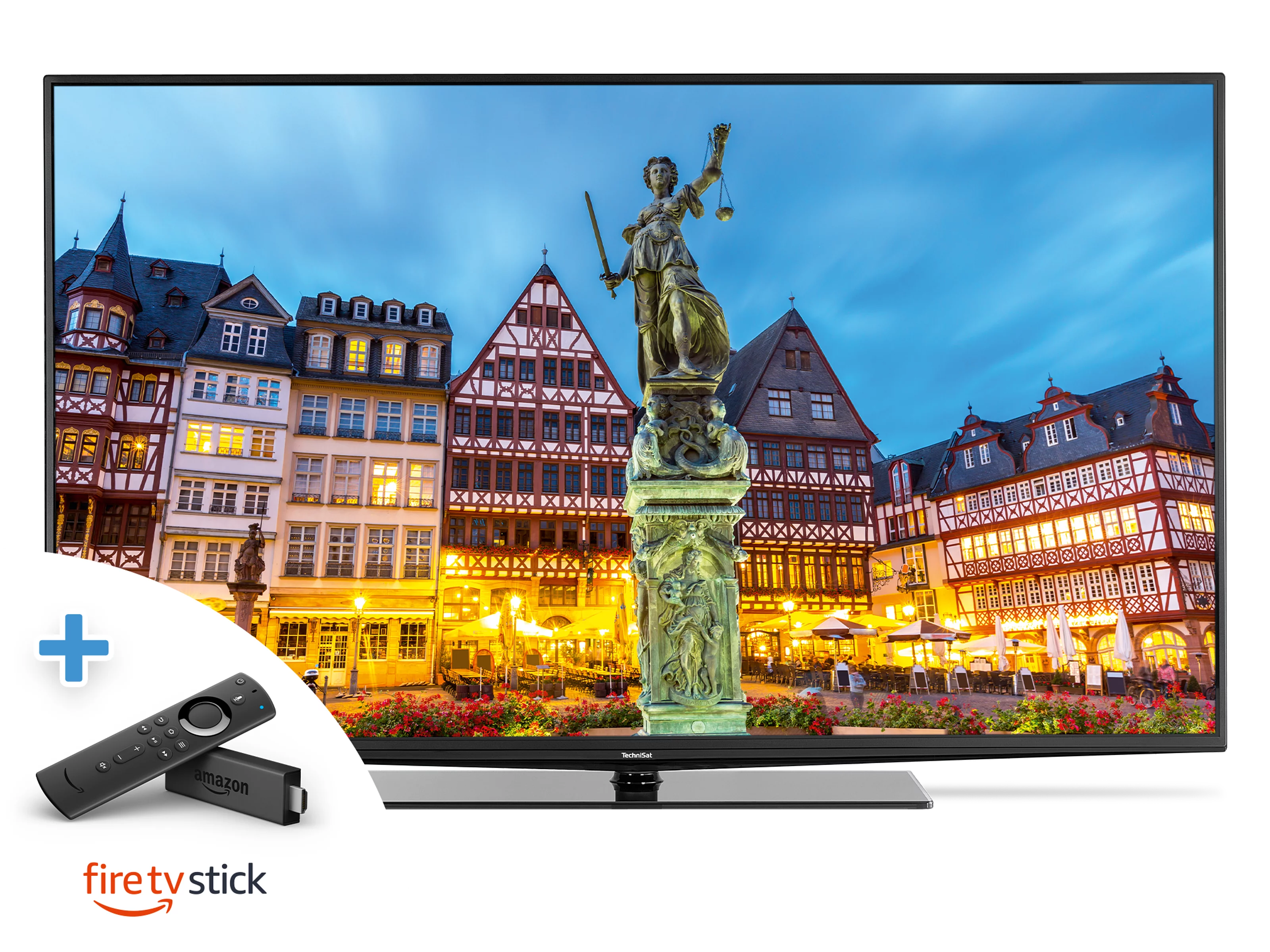 TECHNILINE PLUS 55 inkl. Amazon Fire TV Stick Frontal, Front