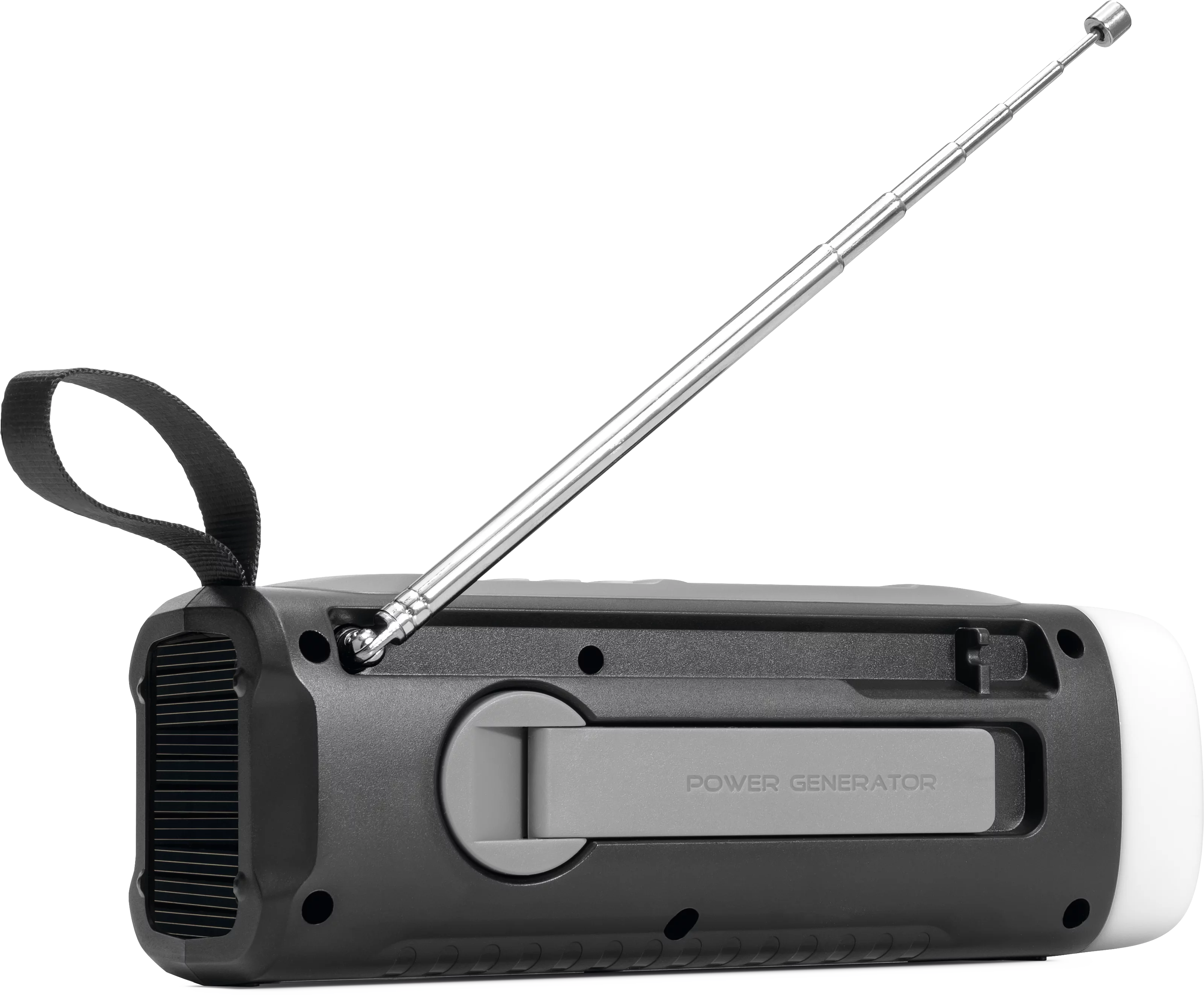 VIOLA Kurbelradio Schräg, Links