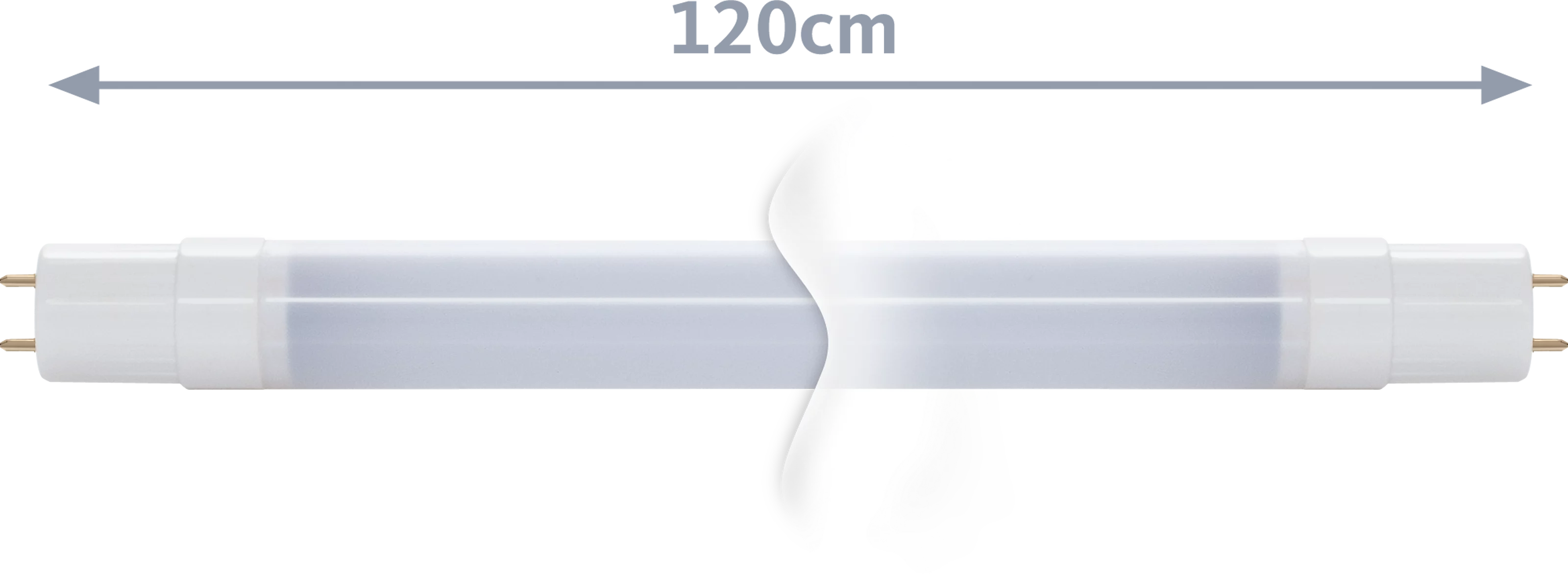 TECHNILUX Tube 120 cm, 18 W, milky, Kaltweiß