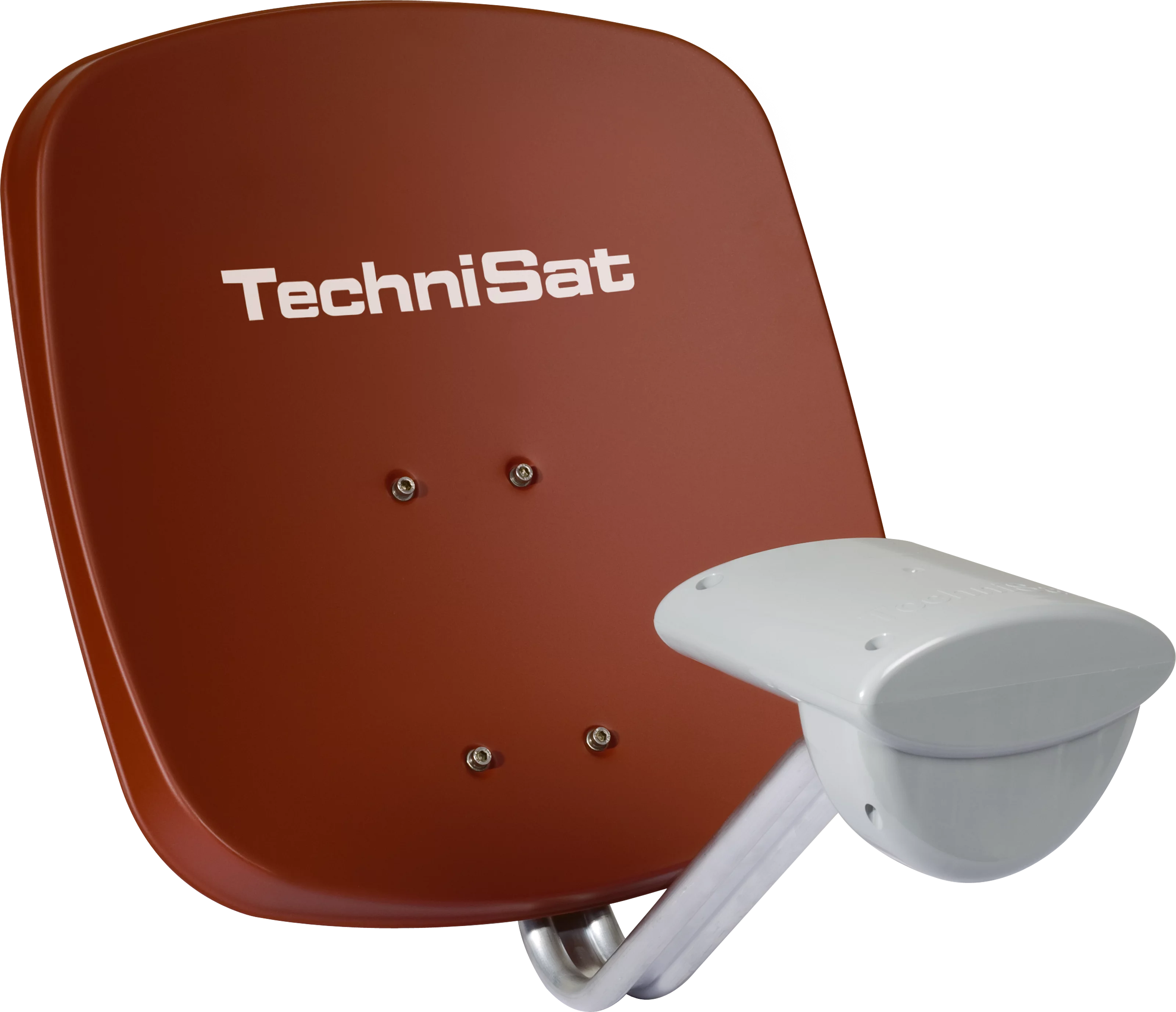 Tritenne, rot (mit Empfangssystem, Einteilnehmer) Schräg, Rechts