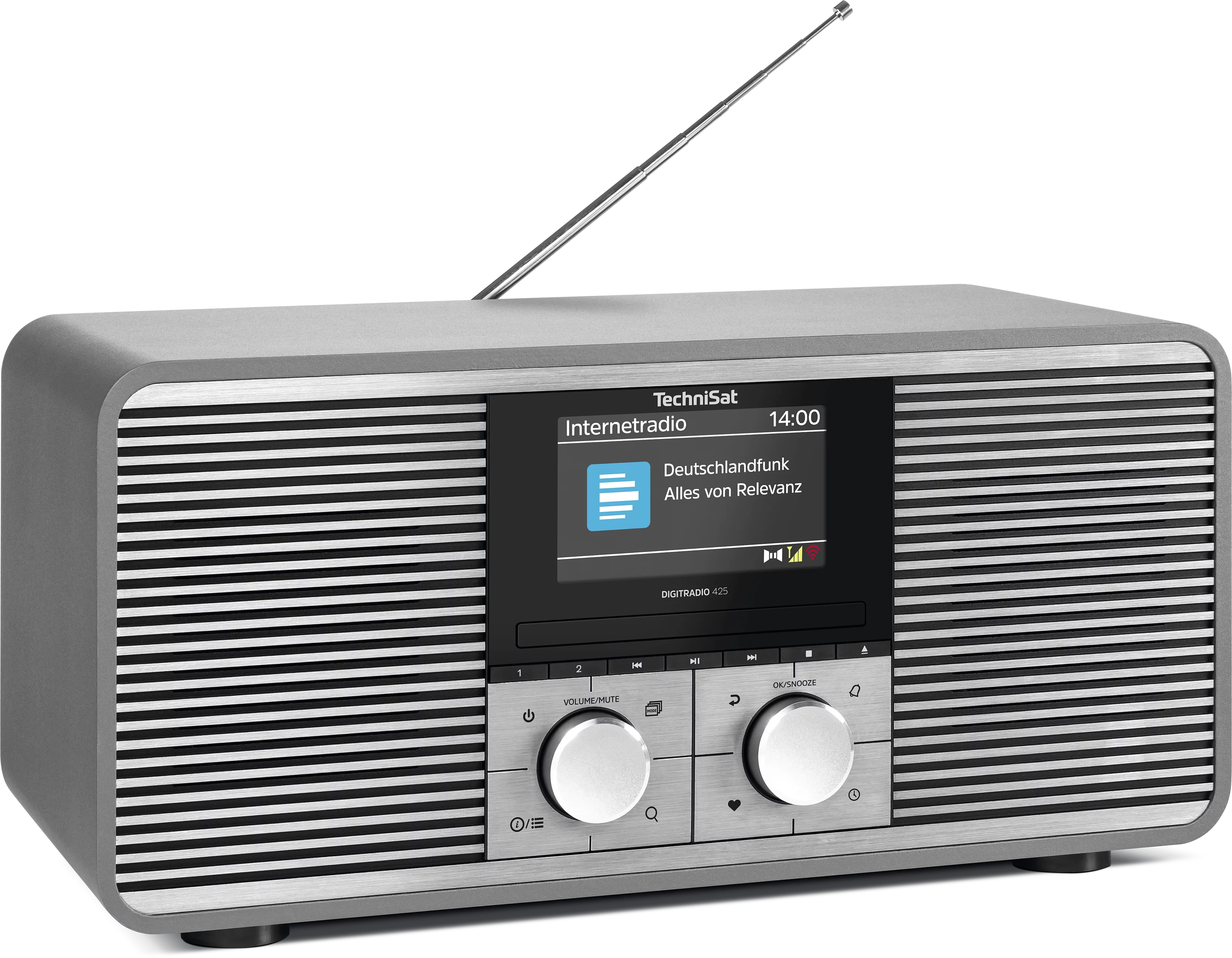 DIGITRADIO 425, anthracite Schräg, Rechts