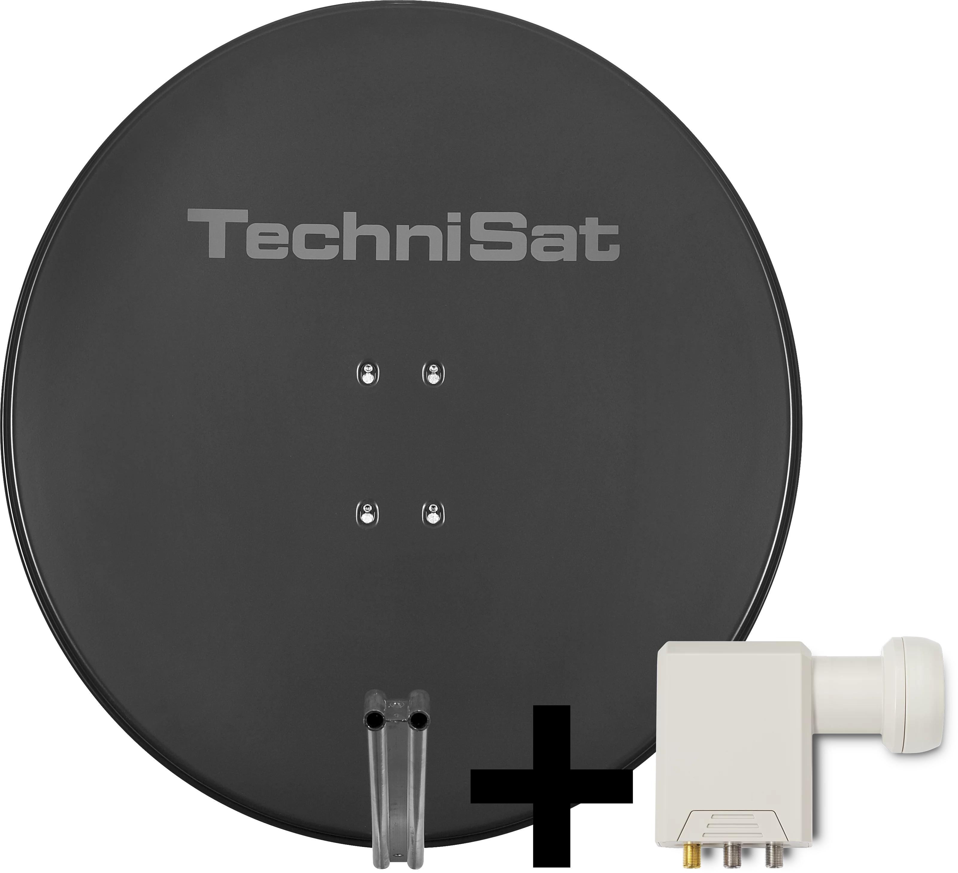 TechniSat SATMAN 850 Plus - Antenne parabolique (Système Satellite 85 cm avec Support de mât et