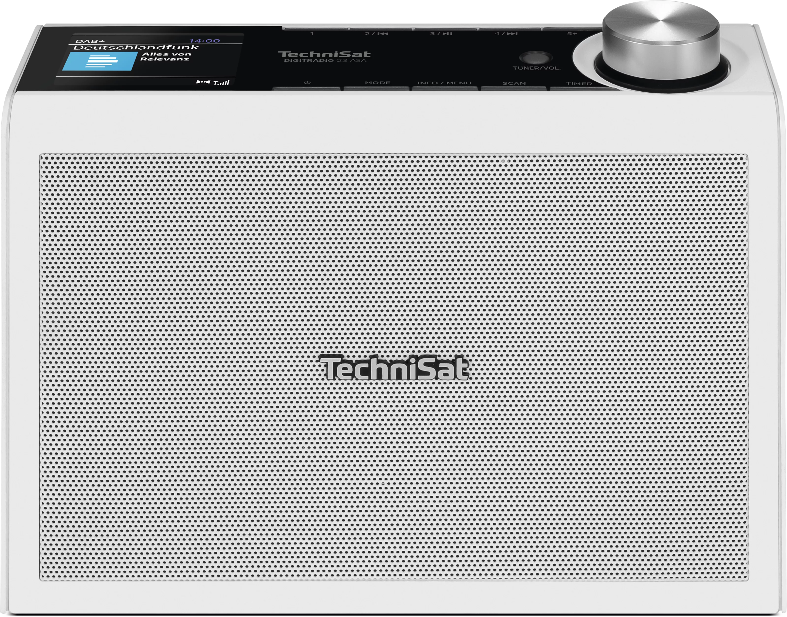 DIGITRADIO 23 ASA, white Frontal, Front