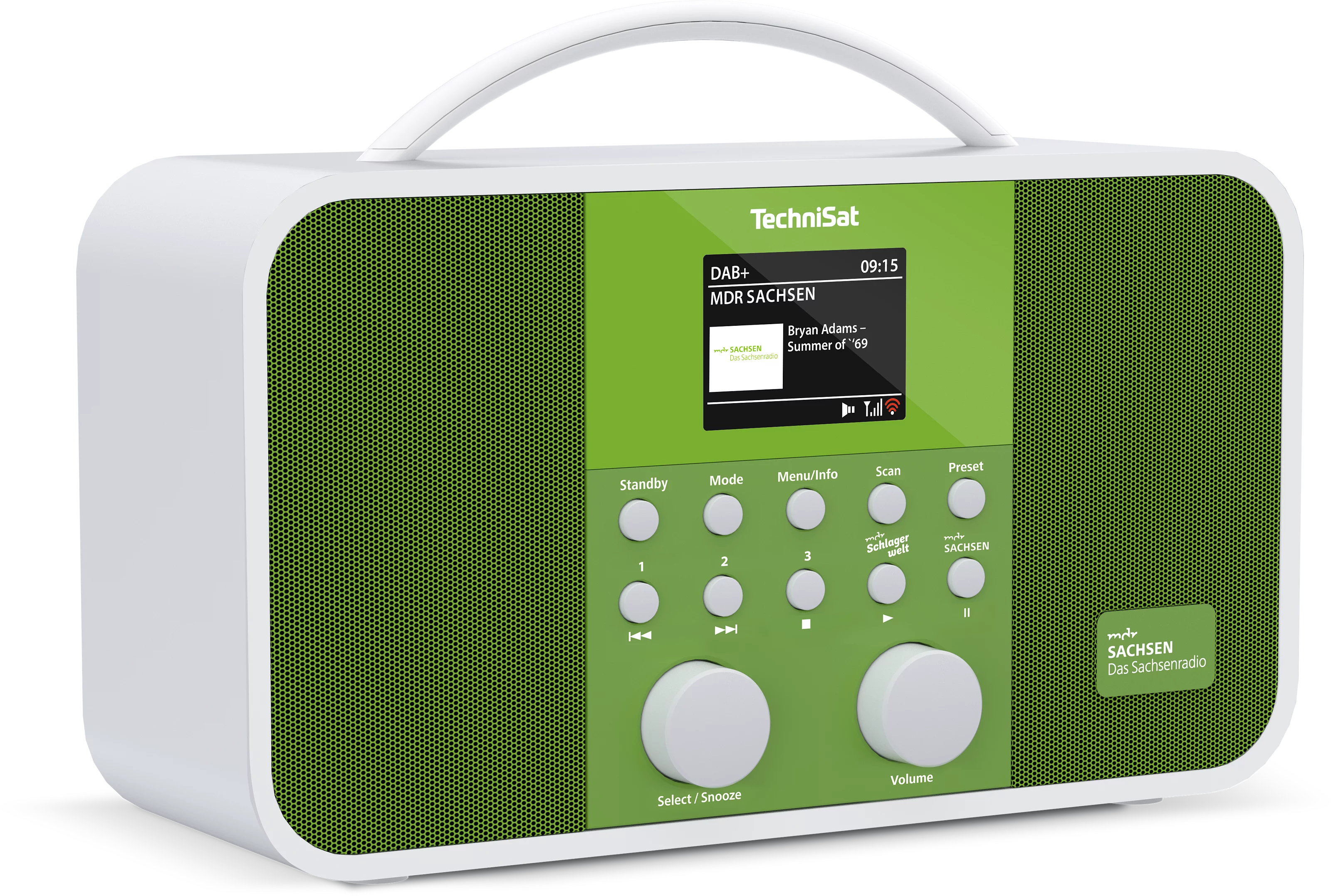 TECHNIRADIO 5 IR BT MDR Sachsen Edition Schräg, Rechts