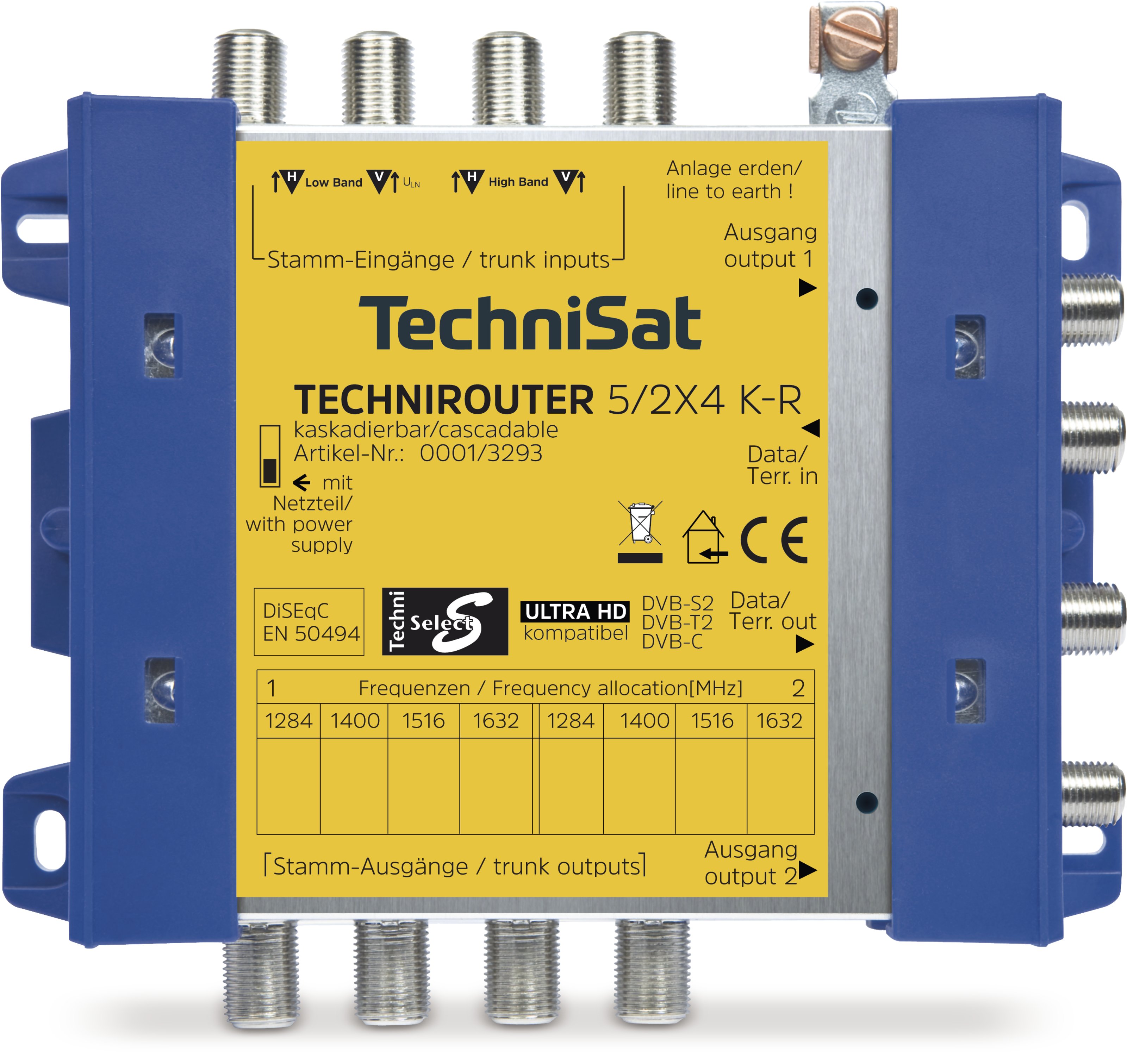 TECHNIROUTER 5/2x4 K-R (Kaskade) Frontal, Front