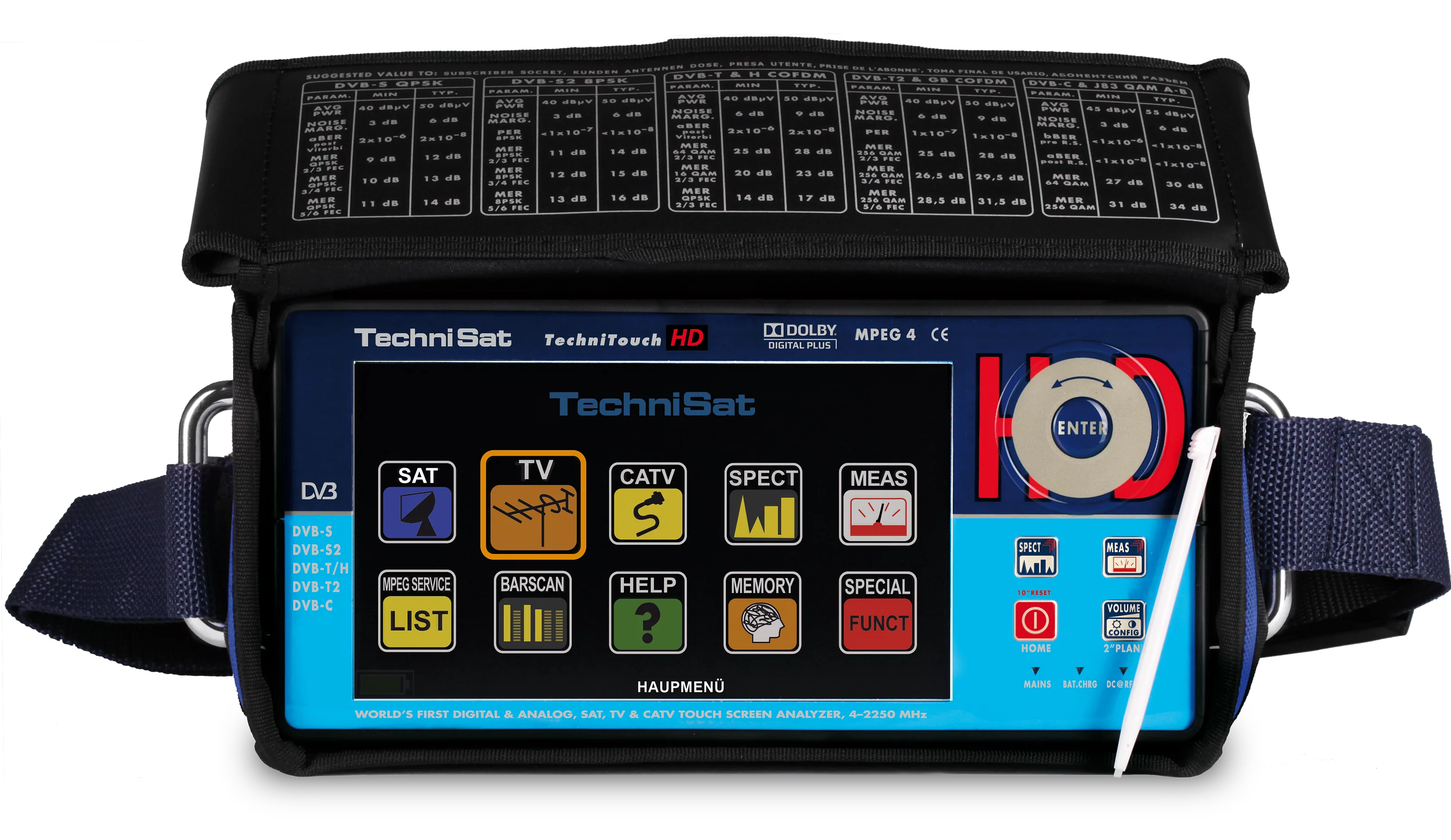 TechniTouch HD Frontal, Front