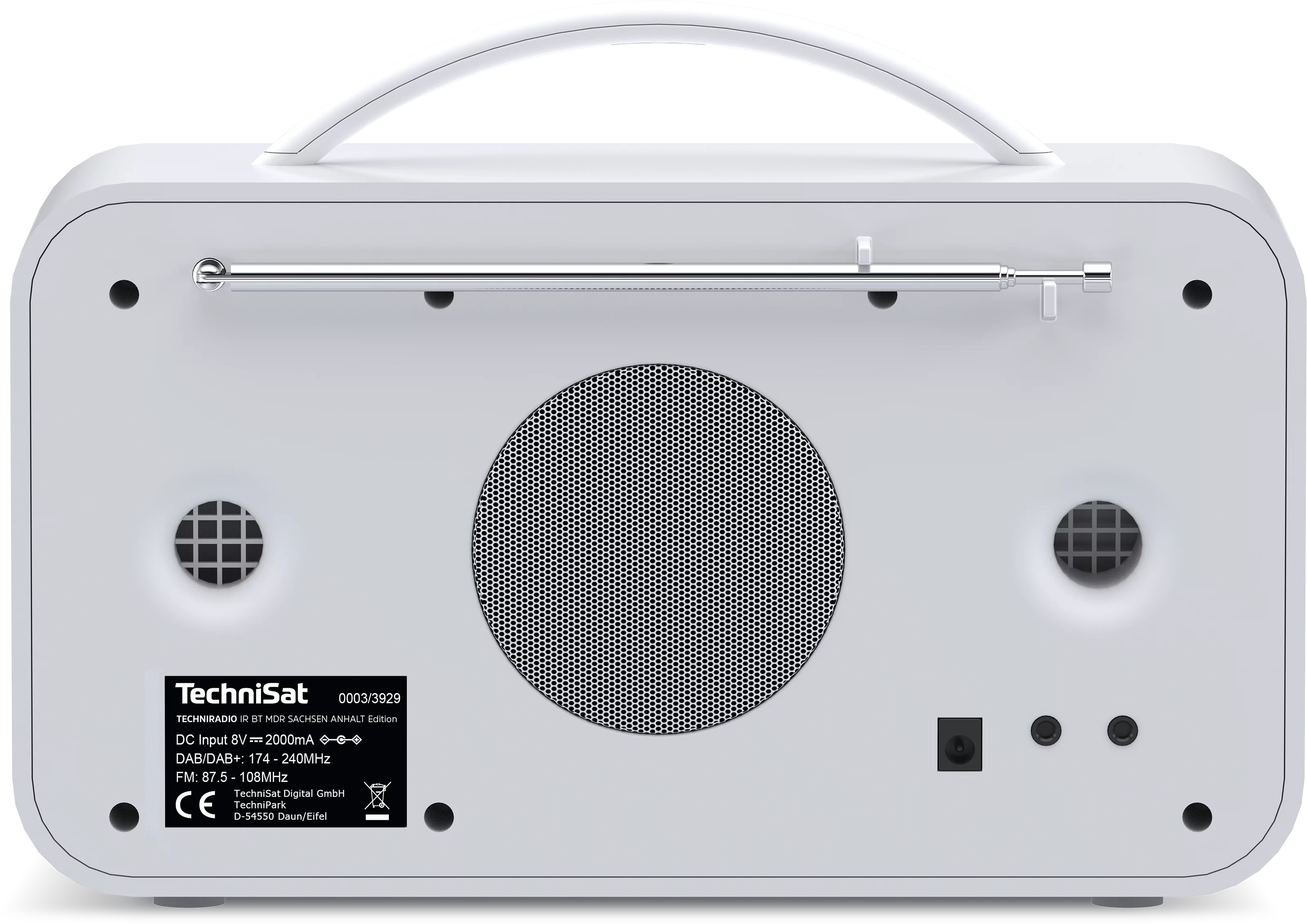 TECHNIRADIO 5 IR BT MDR Sachsen-Anhalt Edition Frontal, Rück