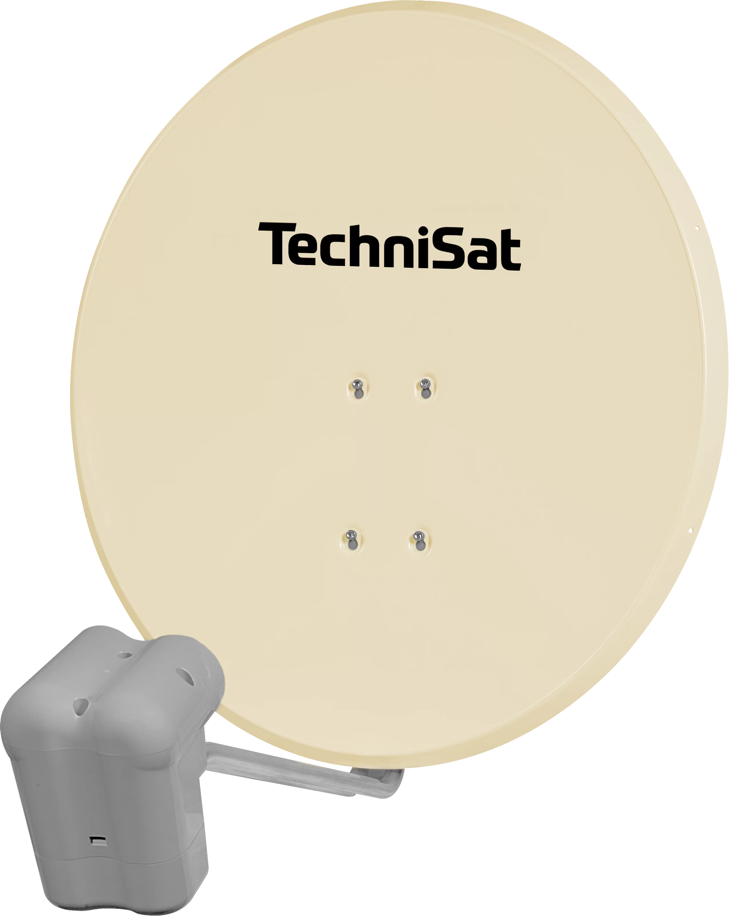 Duotenne, beige (Zweiteilnehmer-Multifeedanlage) Schräg, Links
